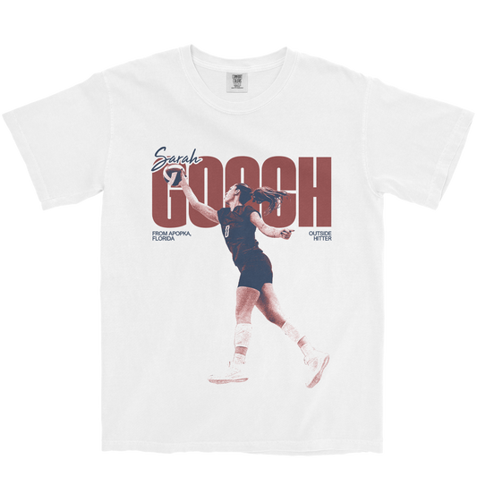 SARAH GOOCH #0 WHITE TEE