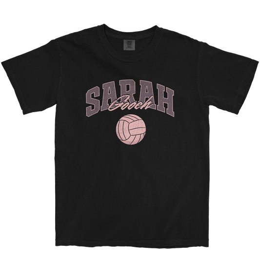 SARAH GOOCH VOLLEYBALL BLACK TEE