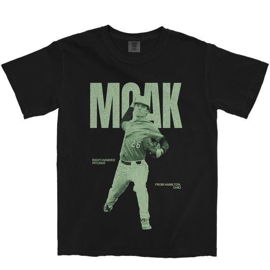 CLINT MOAK VINTAGE BLACK TEE