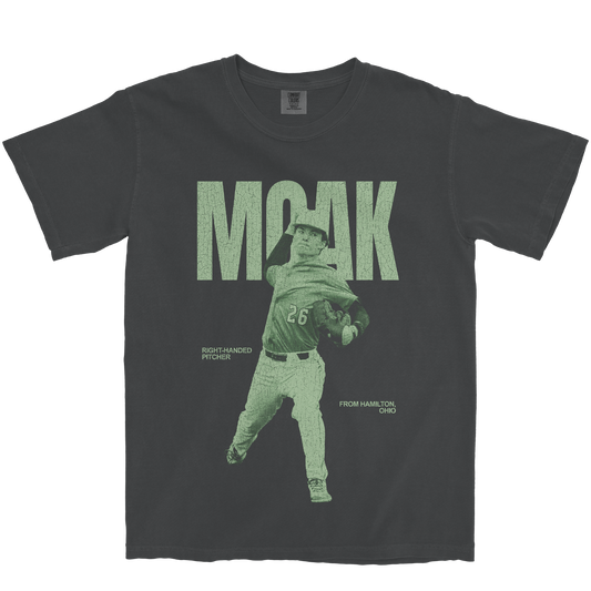 CLINT MOAK VINTAGE GRAPHITE TEE