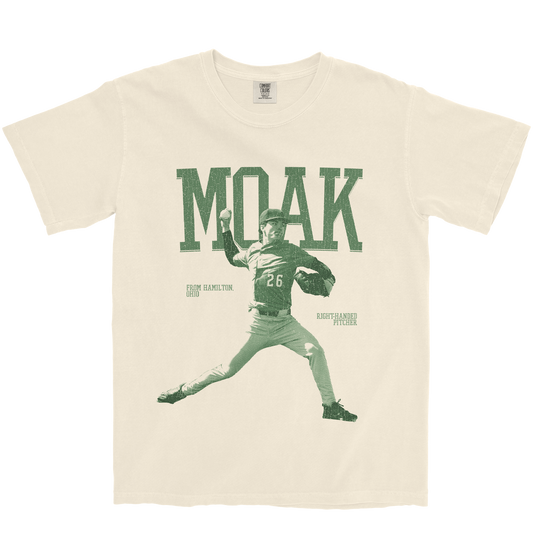 CLINT MOAK PITCHING IVORY TEE