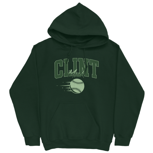 CLINT MOAK BASEBALL FOREST GREEN HOODIE