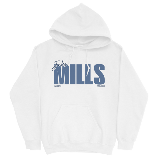 JULIANA MILLS CLASSIC WHITE HOODIE