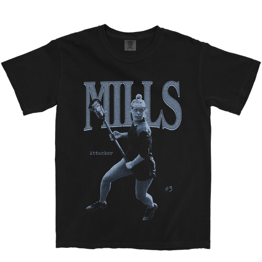 JULIANA MILLS VINTAGE BLACK TEE
