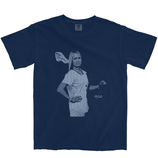 JULIANA MILLS #3 NAVY TEE