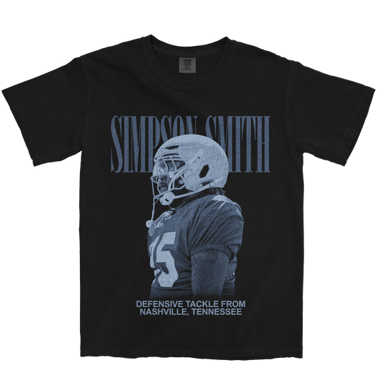 ZEION SIMPSON-SMITH VINTAGE BLACK TEE