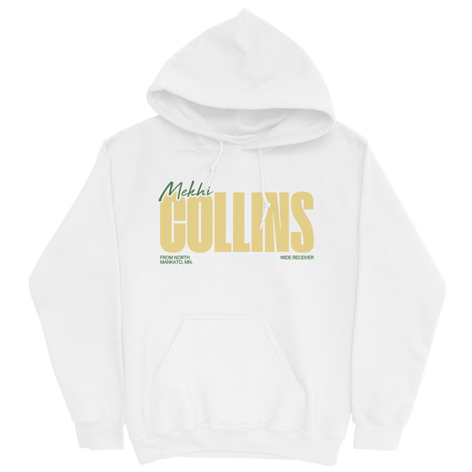 MEKHI COLLINS CLASSIC WHITE HOODIE