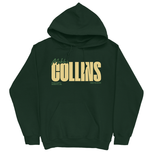 MEKHI COLLINS CLASSIC FOREST GREEN HOODIE