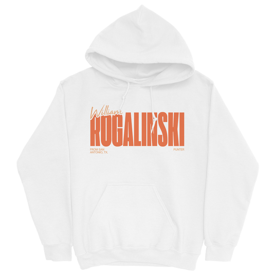 WILLIAM ROGALINSKI CLASSIC WHITE HOODIE