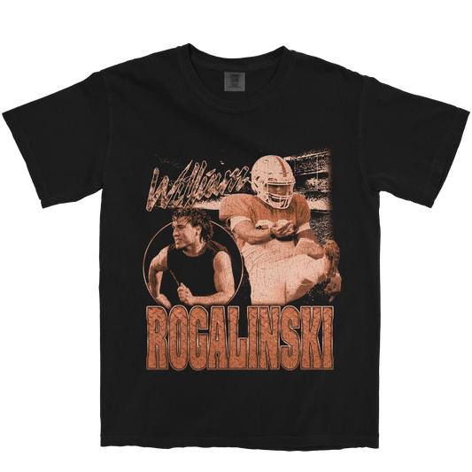 WILLIAM ROGALINSKI GRAPHIC BLACK TEE