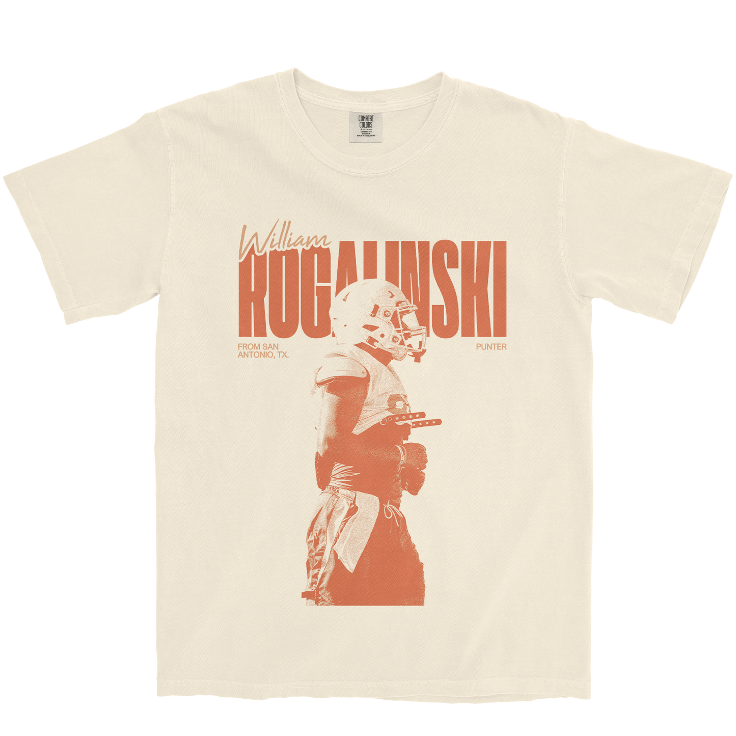 WILLIAM ROGALINSKI VINTAGE IVORY TEE