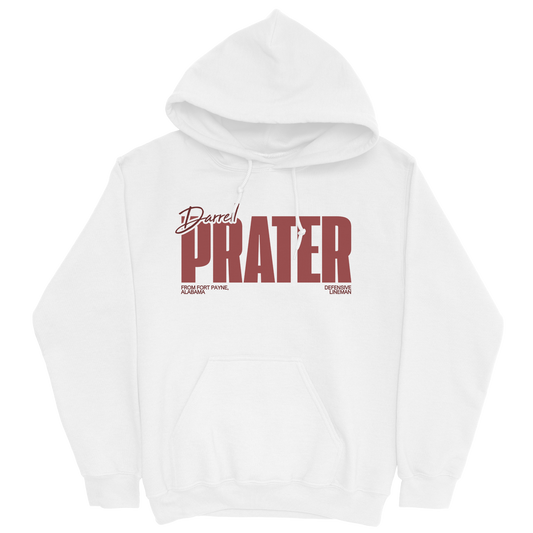 DARRELL PRATER CLASSIC WHITE HOODIE