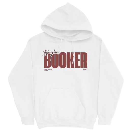 DAYLAN BOOKER CLASSIC WHITE HOODIE