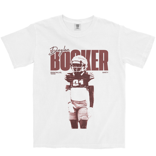 DAYLAN BOOKER VINTAGE WHITE TEE