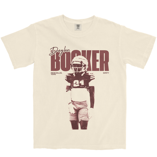 DAYLAN BOOKER VINTAGE IVORY TEE