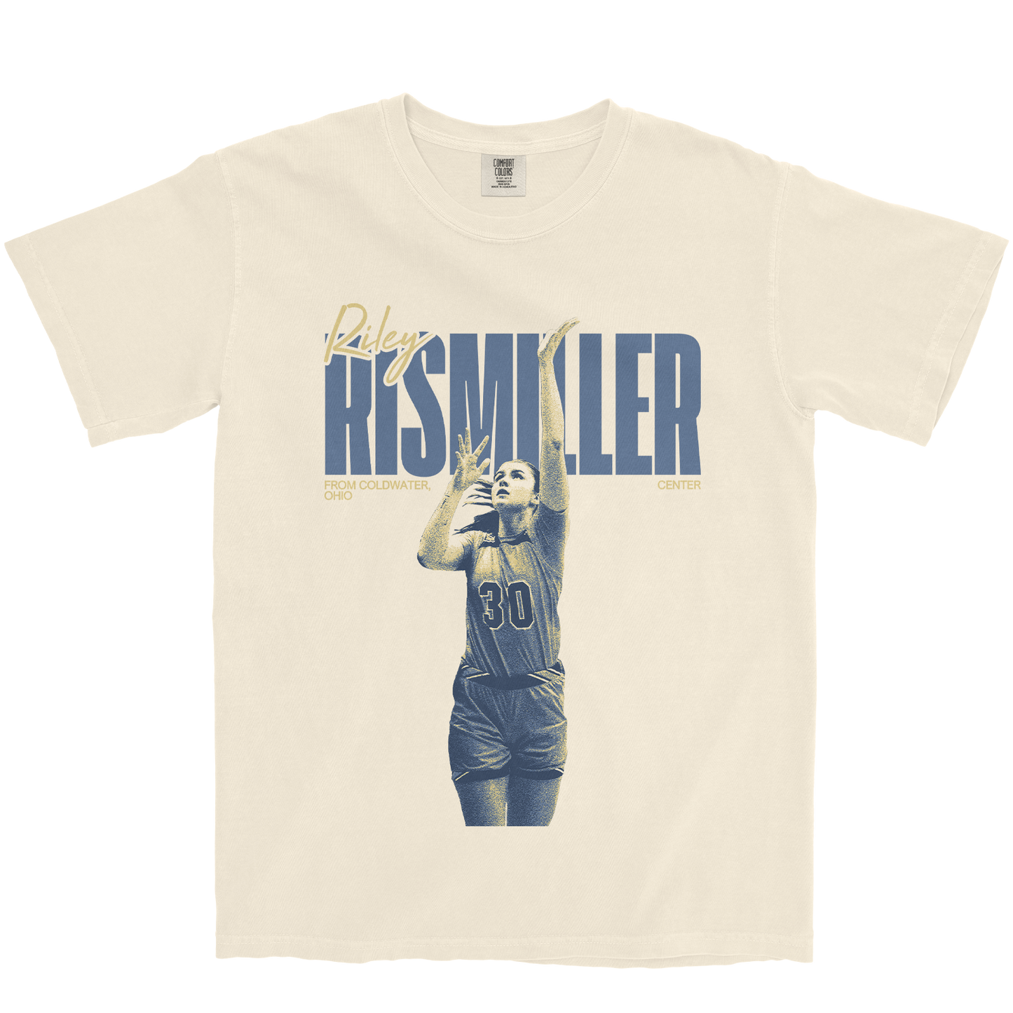 RILEY RISMILLER VINTAGE IVORY TEE