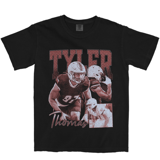 TYLER THOMAS GRAPHIC BLACK TEE