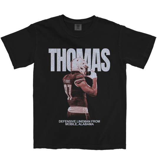 TYLER THOMAS VINTAGE BLACK TEE