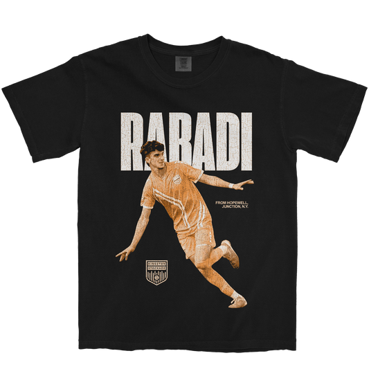 ZACH RABADI VINTAGE BLACK TEE
