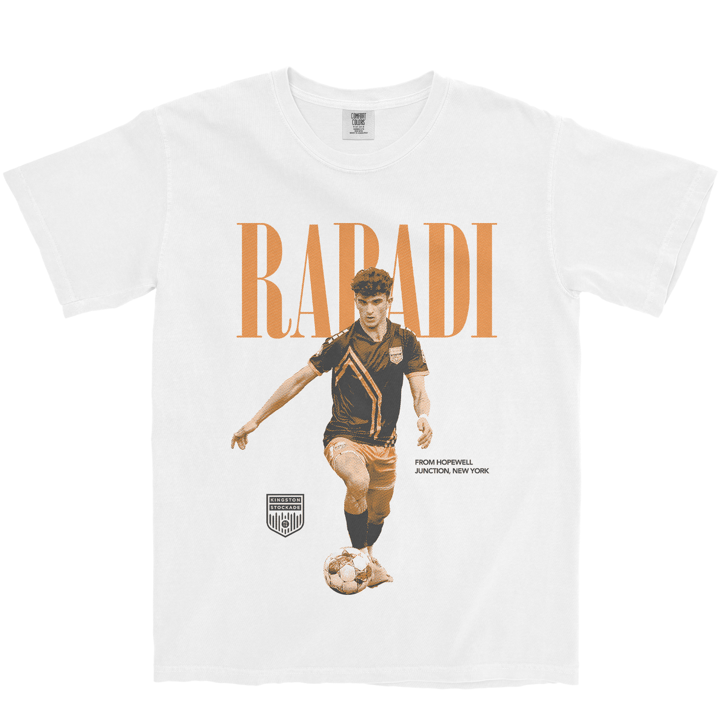 ZACH RABADI VINTAGE WHITE TEE