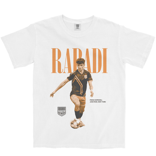 ZACH RABADI VINTAGE WHITE TEE
