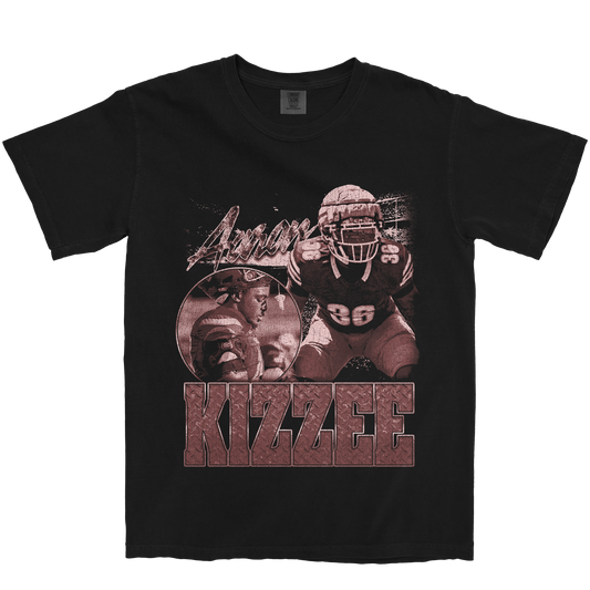 AARON KIZZEE GRAPHIC BLACK TEE