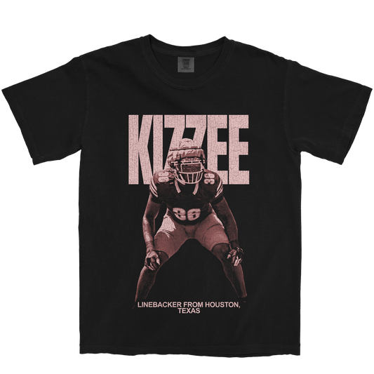 AARON KIZZEE VINTAGE BLACK TEE