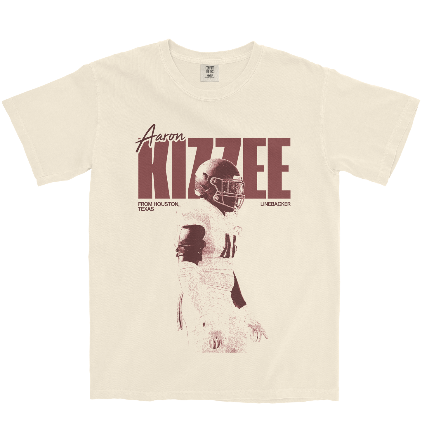 AARON KIZZEE VINTAGE IVORY TEE