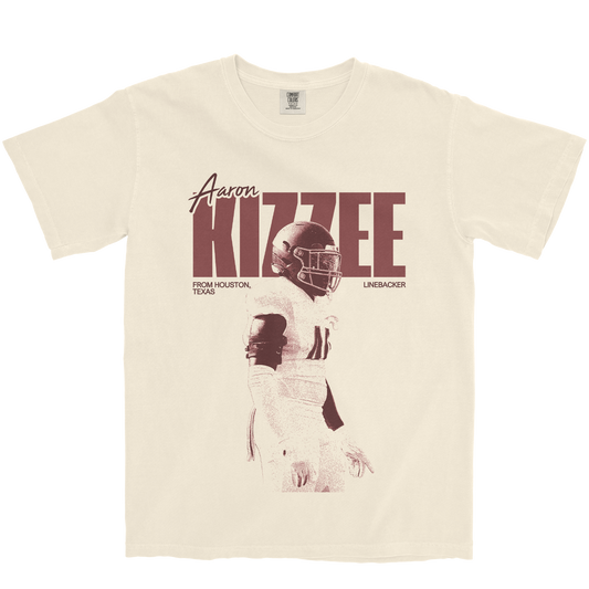 AARON KIZZEE VINTAGE IVORY TEE