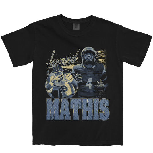 JAMOND MATHIS GRAPHIC BLACK TEE