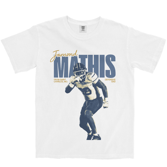 JAMOND MATHIS VINTAGE WHITE TEE