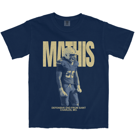 JAMOND MATHIS VINTAGE NAVY TEE