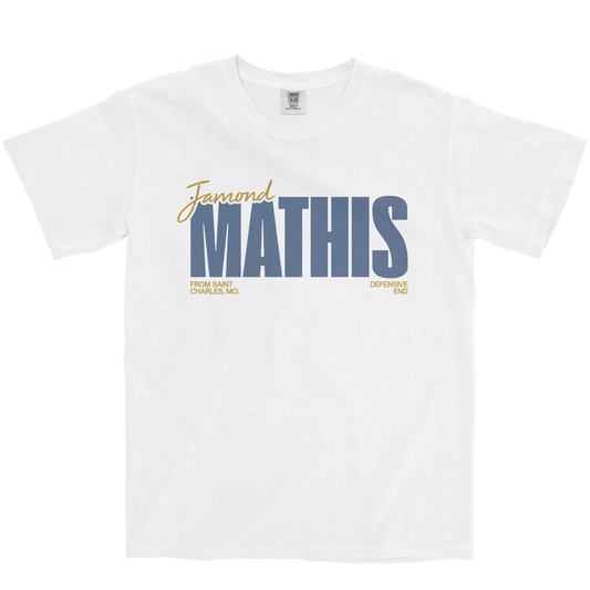 JAMOND MATHIS CLASSIC WHITE TEE