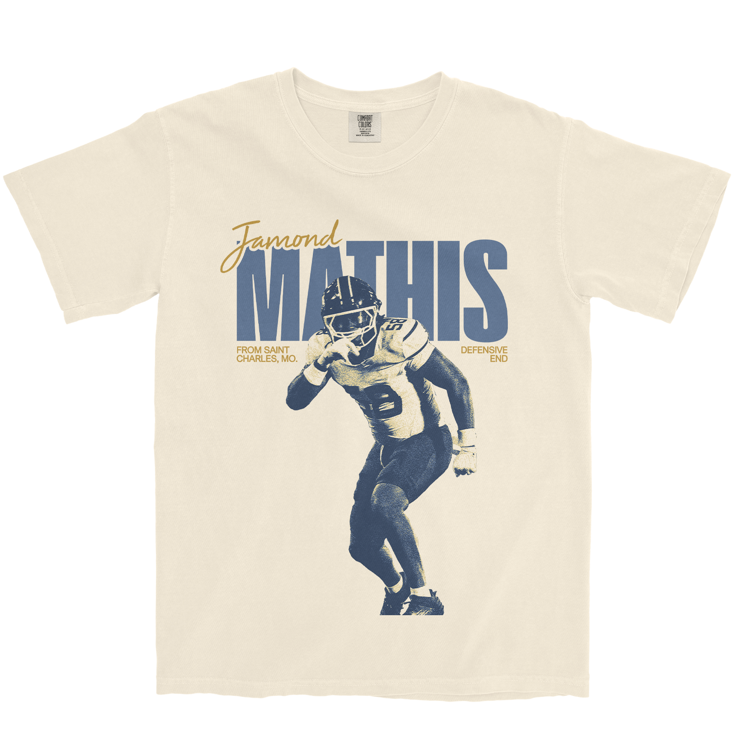 JAMOND MATHIS VINTAGE IVORY TEE