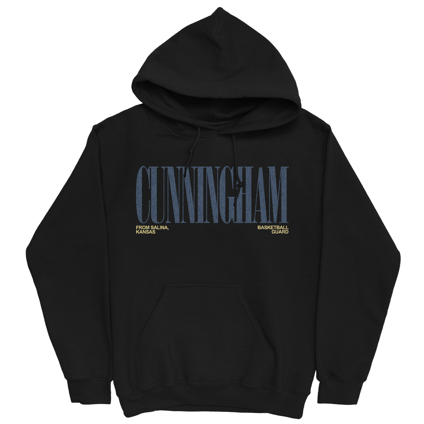 MYKAYLA CUNNINGHAM CLASSIC BLACK HOODIE