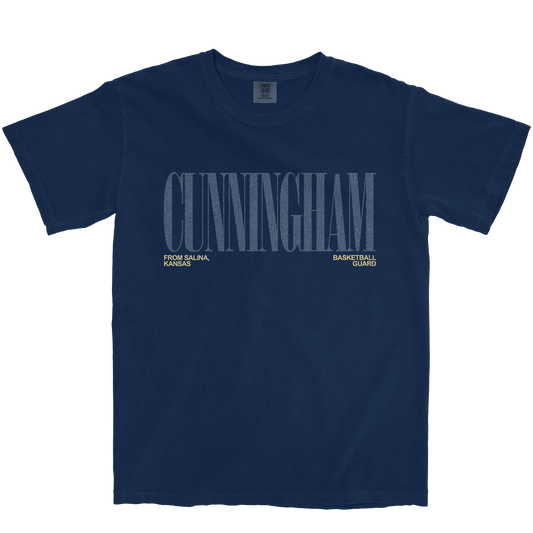 MYKAYLA CUNNINGHAM CLASSIC NAVY TEE