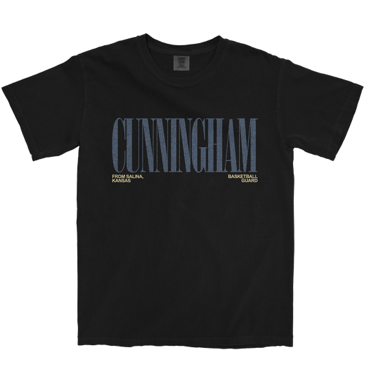 MYKAYLA CUNNINGHAM CLASSIC BLACK TEE