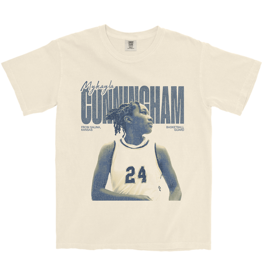 MYKAYLA CUNNINGHAM VINTAGE IVORY TEE