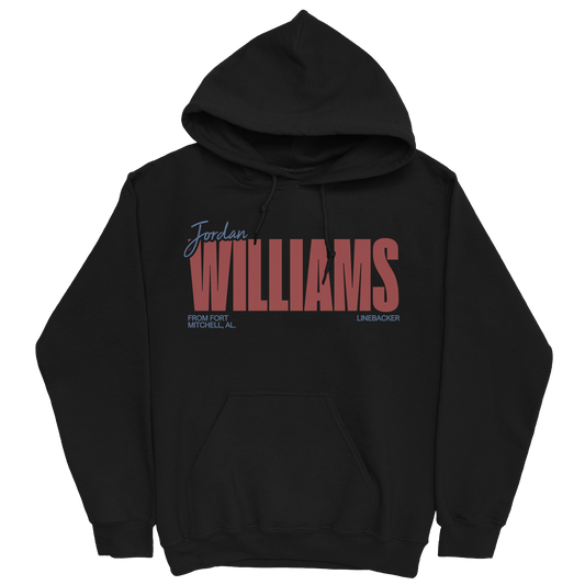 JORDAN WILLIAMS CLASSIC BLACK HOODIE