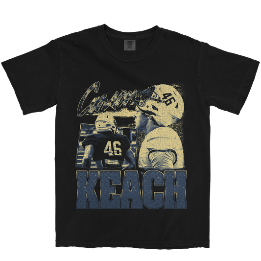 CARSON KEACH GRAPHIC BLACK TEE