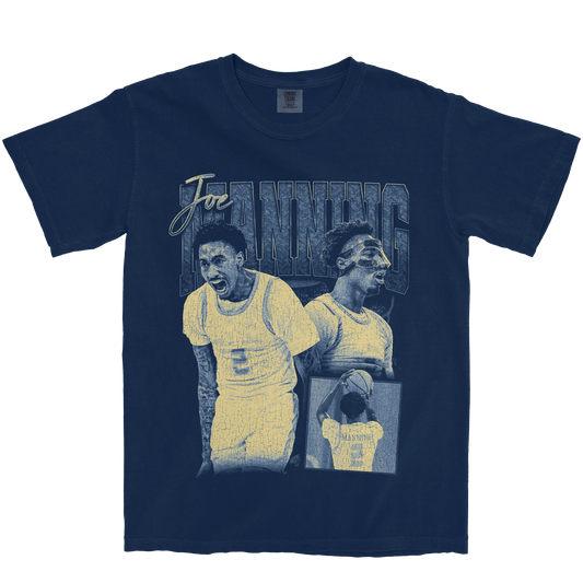 JOE MANNING GRAPHIC NAVY TEE