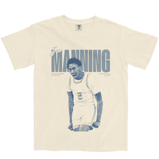JOE MANNING VINTAGE IVORY TEE