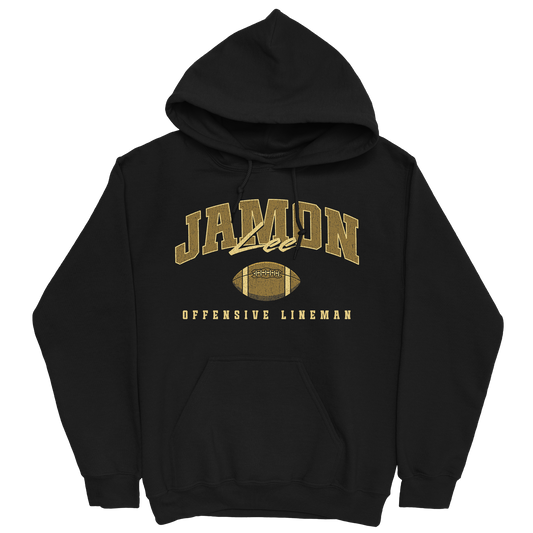JAMON LEE FOOTBALL BLACK HOODIE