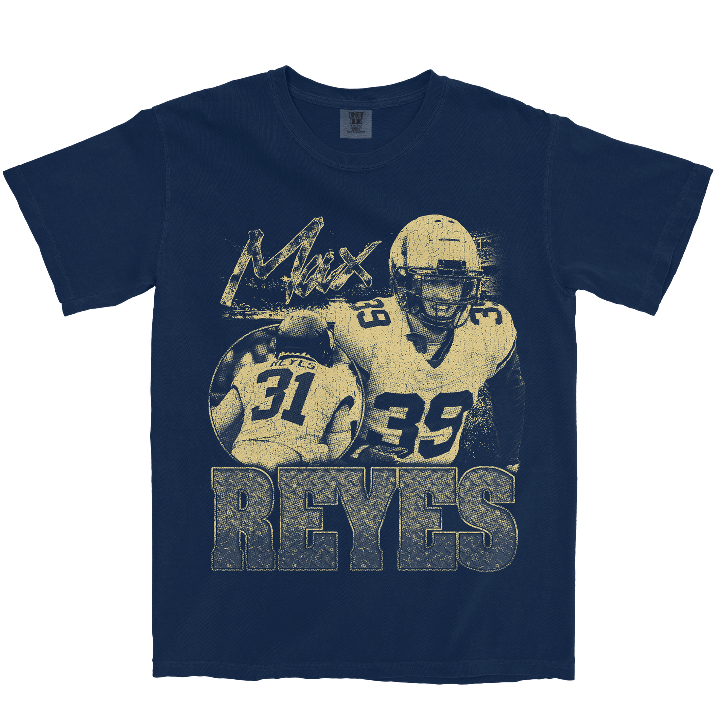 MAX REYES GRAPHIC NAVY TEE