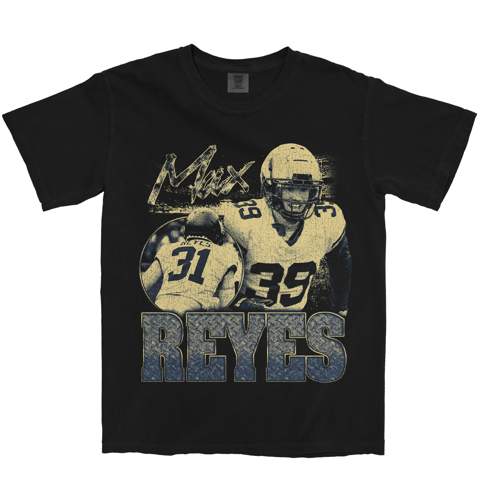 Max Reyes MAX REYES GRAPHIC BLACK TEE – Only Fresh Designs