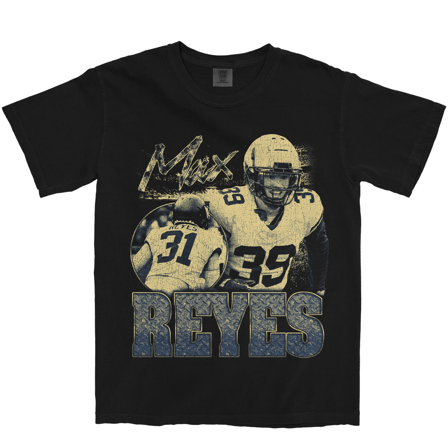 MAX REYES GRAPHIC BLACK TEE