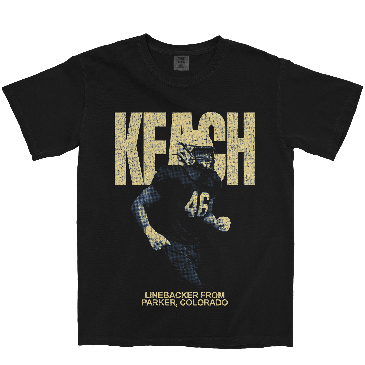 CARSON KEACH VINTAGE BLACK TEE