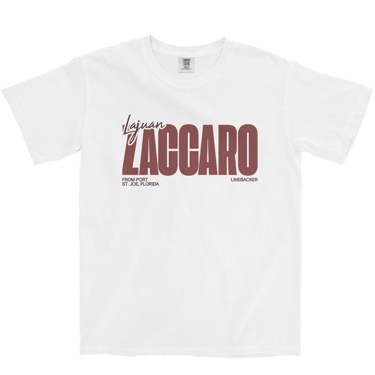 LAJUAN ZACCARO CLASSIC WHITE TEE