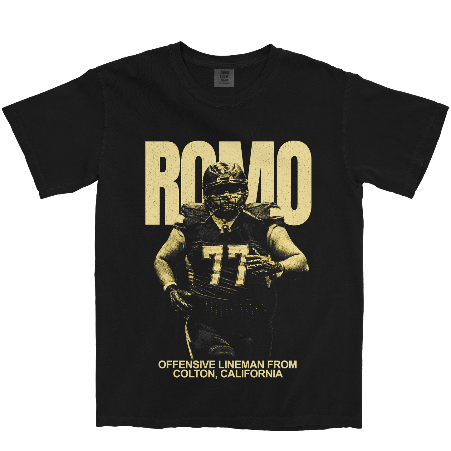 JULIO ROMO VINTAGE BLACK TEE