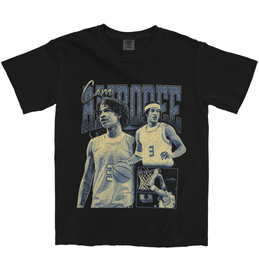 CAMRON AMBOREE GRAPHIC BLACK TEE